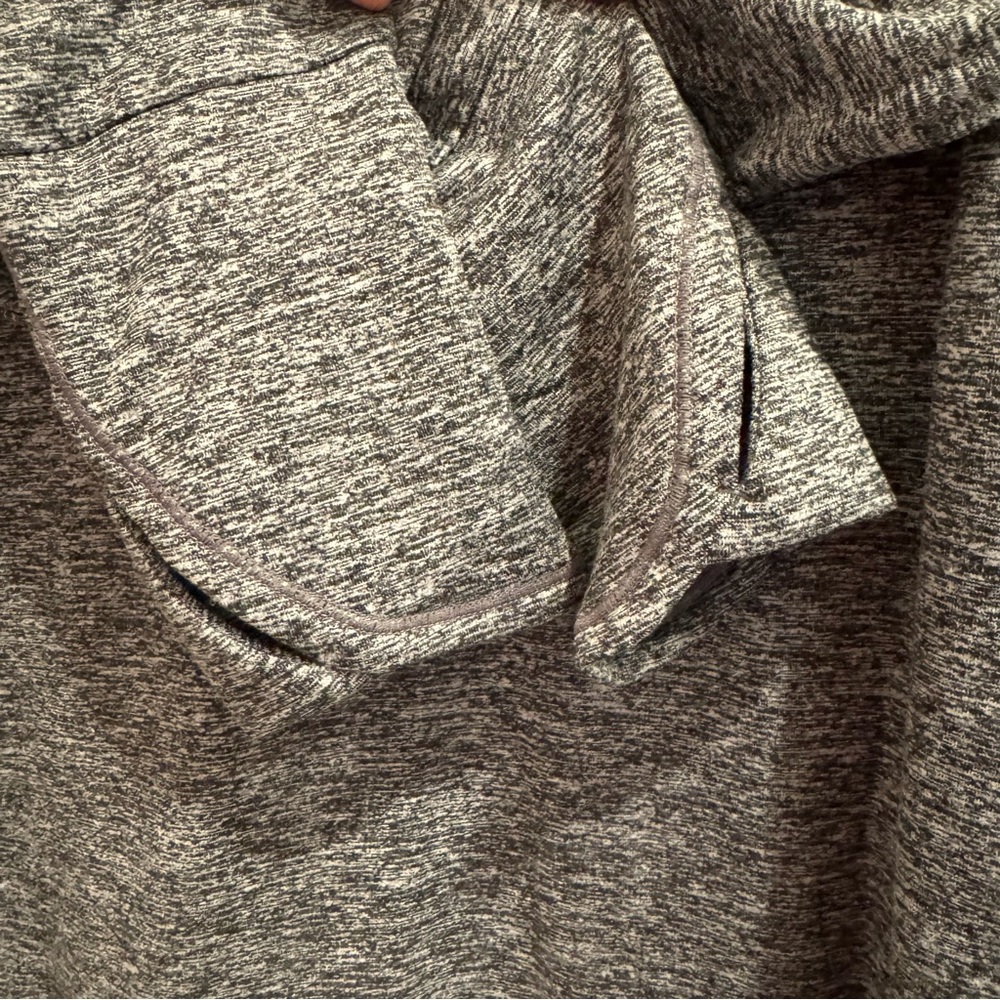 Athleta Gray Uptempo Hooded Athletic Pullover XS - Picture 9 of 10